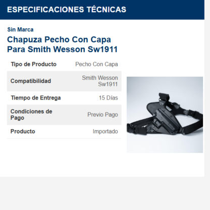 chapuza-----pecho-con-capa-para-smith-wesson-sw1911
