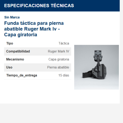funda-táctica-para-pierna-abatible-ruger-mark-iv---capa-giratoria