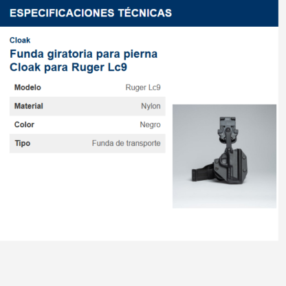 funda-giratoria-para-pierna-cloak-para-ruger-lc9