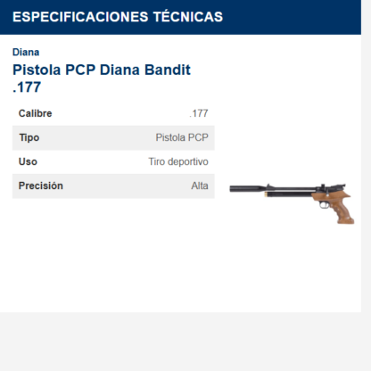 pistola-pcp-diana-bandit-177
