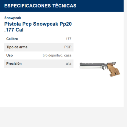 pistola-pcp-snowpeak-pp20-177-cal