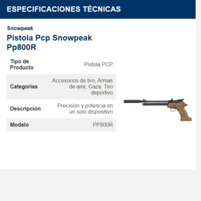 pistola-pcp-snowpeak-pp800r