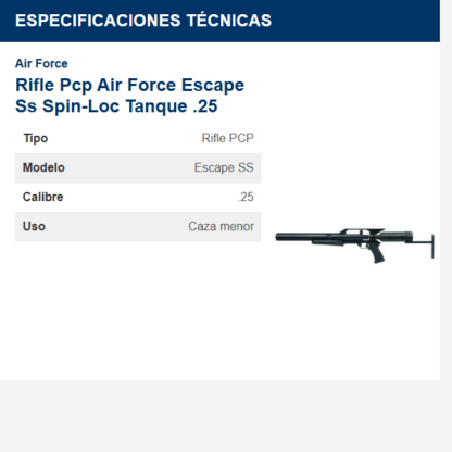 rifle-pcp-air-force-escape-ss-spin-loc-tanque-25