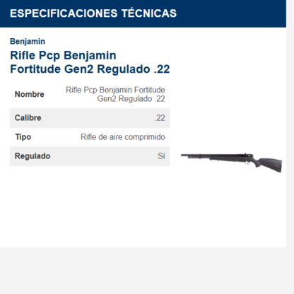 rifle-pcp-benjamin-fortitude-gen2-regulado-22