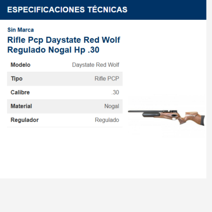 rifle-pcp-daystate-red-wolf-regulado-nogal-hp-30