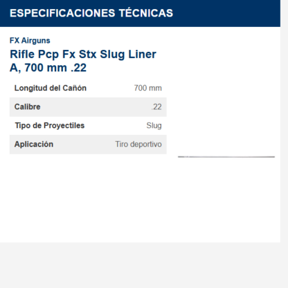 rifle-pcp-fx-stx-slug-liner-a-700-mm-22