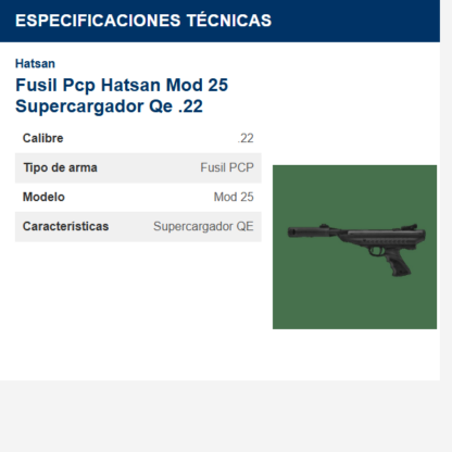fusil-pcp-hatsan-mod-25-supercargador-qe-22
