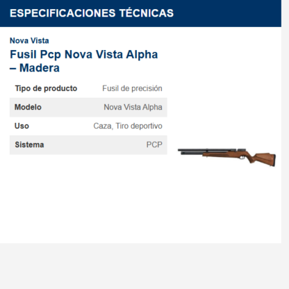 fusil-pcp-nova-vista-alpha--madera
