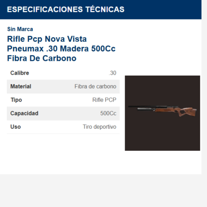 rifle-pcp-nova-vista-pneumax-30-madera-500cc-fibra-de-carbono