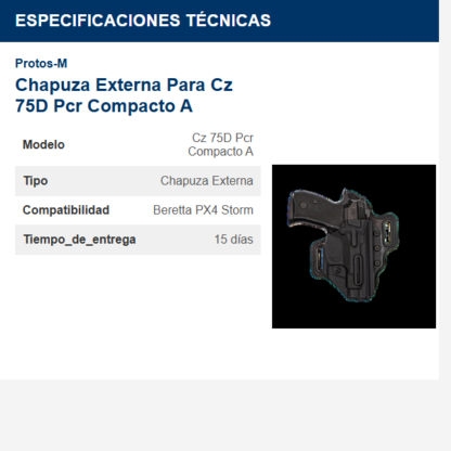 chapuza-externa---para-cz-75d-pcr-compacto-a