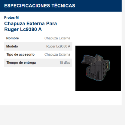 chapuza-externa---para-ruger-lc9380-a