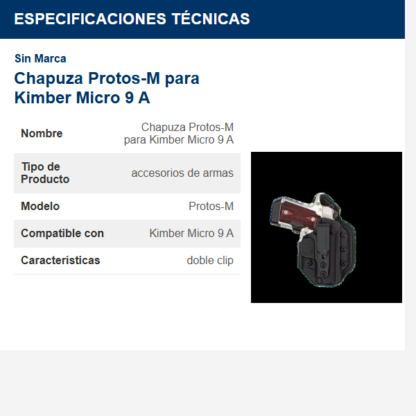 chapuza--protos-m-para-kimber-micro-9-a